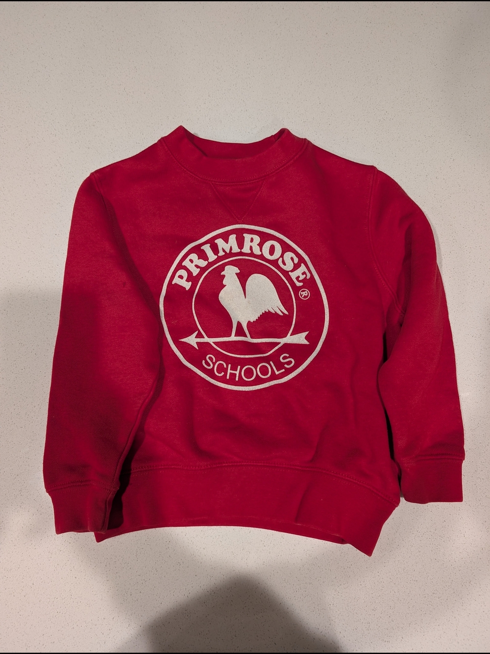 Primrose Uniform Red Crewneck Sweatshirt 3-4T